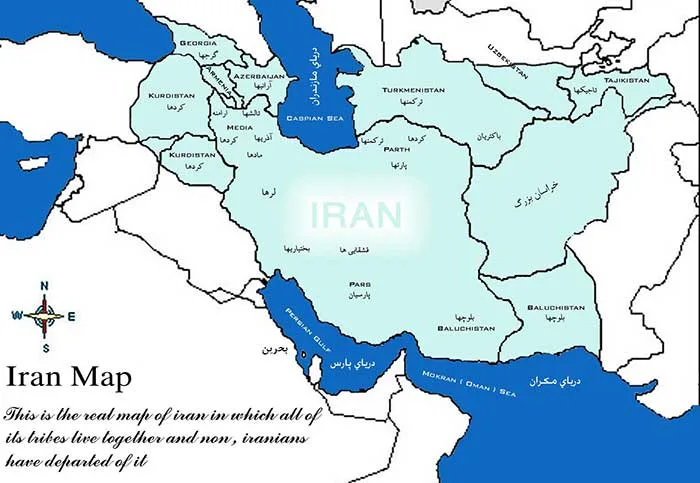 نقشه ایران