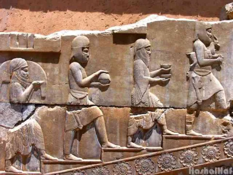 نگاره هدیه آوران از سر تا سر جهان با قومیت های مختلف