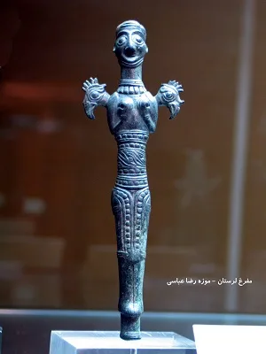 موزه آذربایجان تبریز - اشیای مفرغی لرستان هزاره دوم پیش از میلاد7