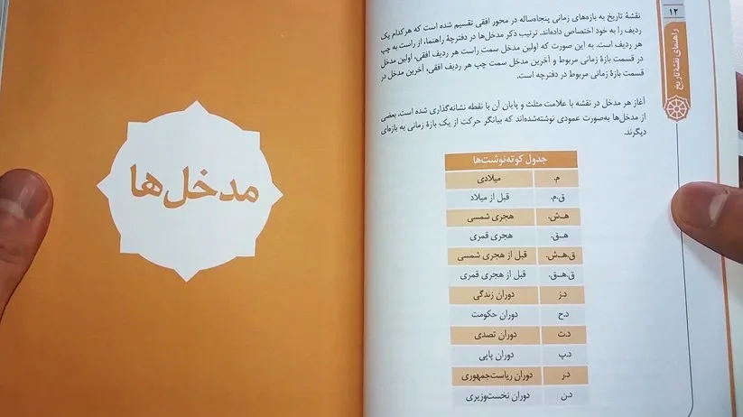 3دفترچه نقشه تاریخ