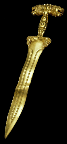 خنجر طلايي- موزه لندن