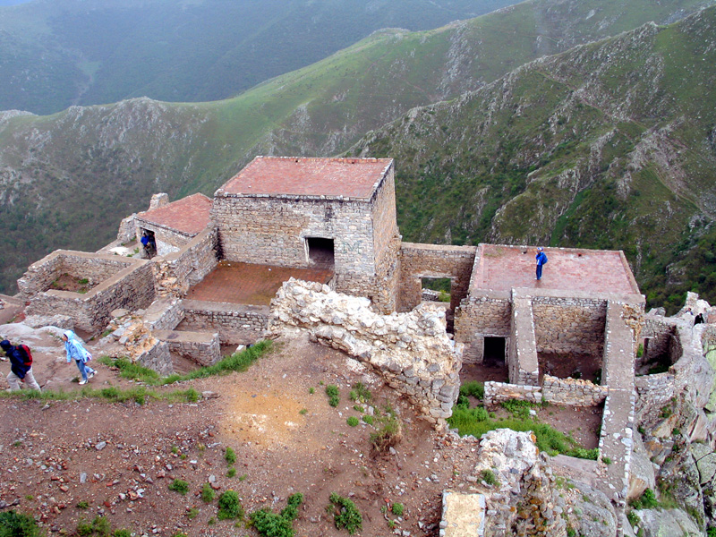 ساختمانهاي داخلي قلعه بابک