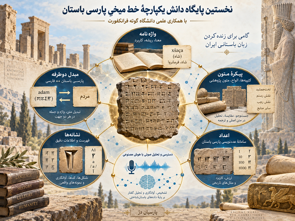 اولین گراف دانش خط میخی پارسی باستان